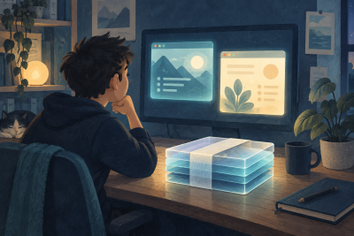 Docker 이미지와 컨테이너의 차이, 실행 상태까지 구분하기 주제를 설명하는 삽화